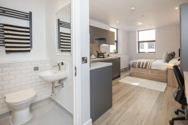 1 bed studio, Park Cross Street, City Centre, Leeds, LS12QJ - Image 13
